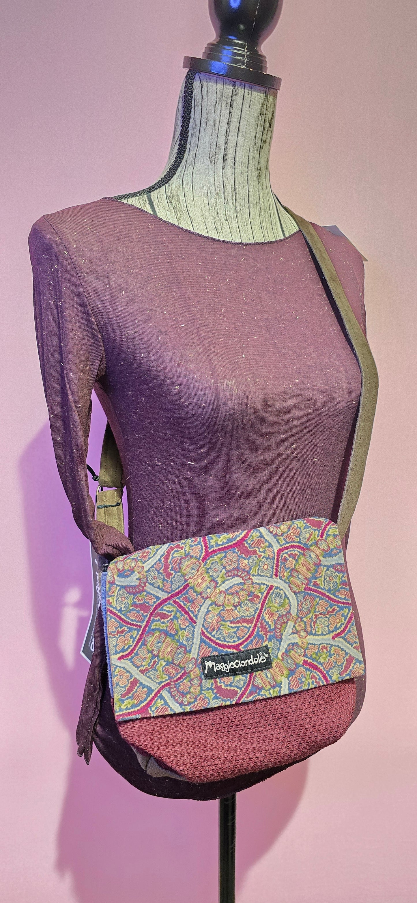Borsa Chiara melanzana
