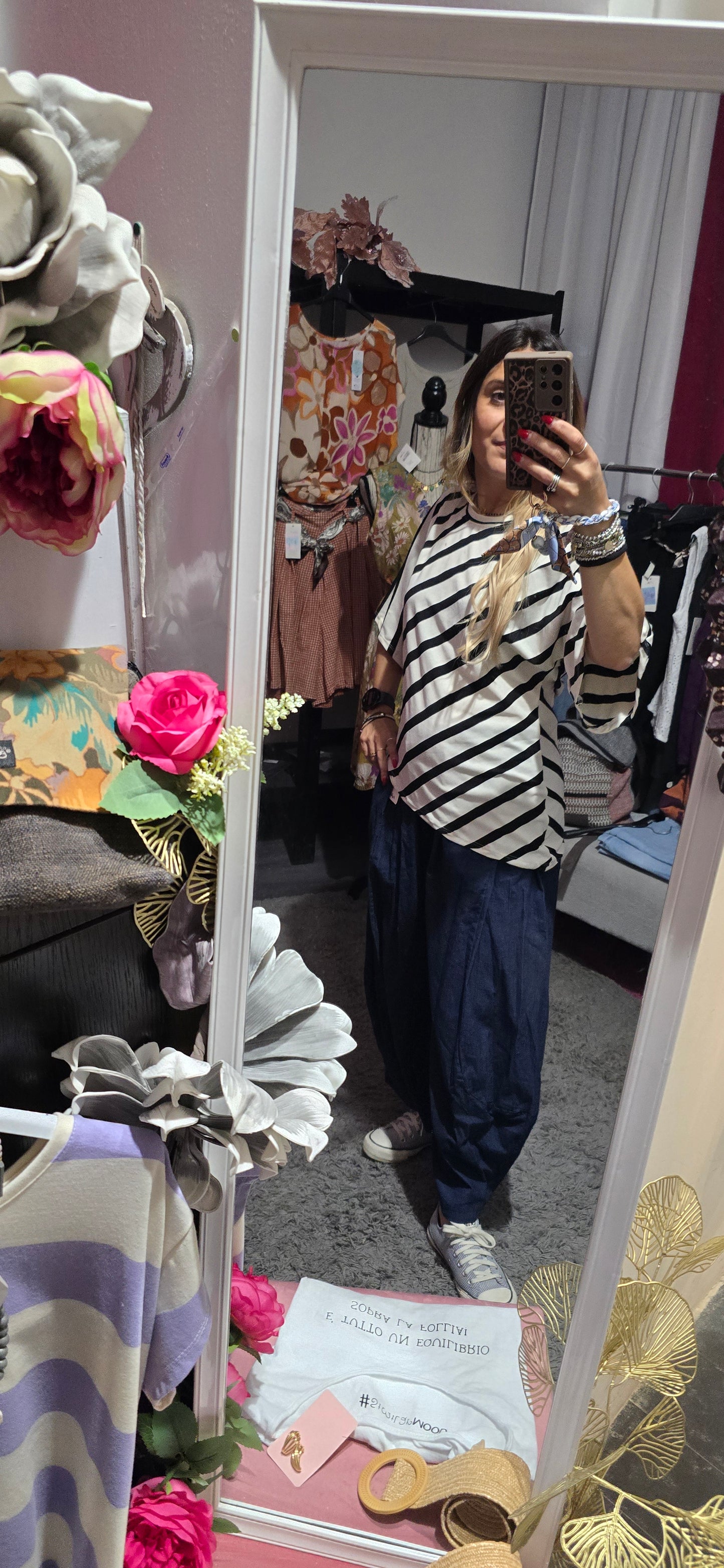 T shirt righe traversa