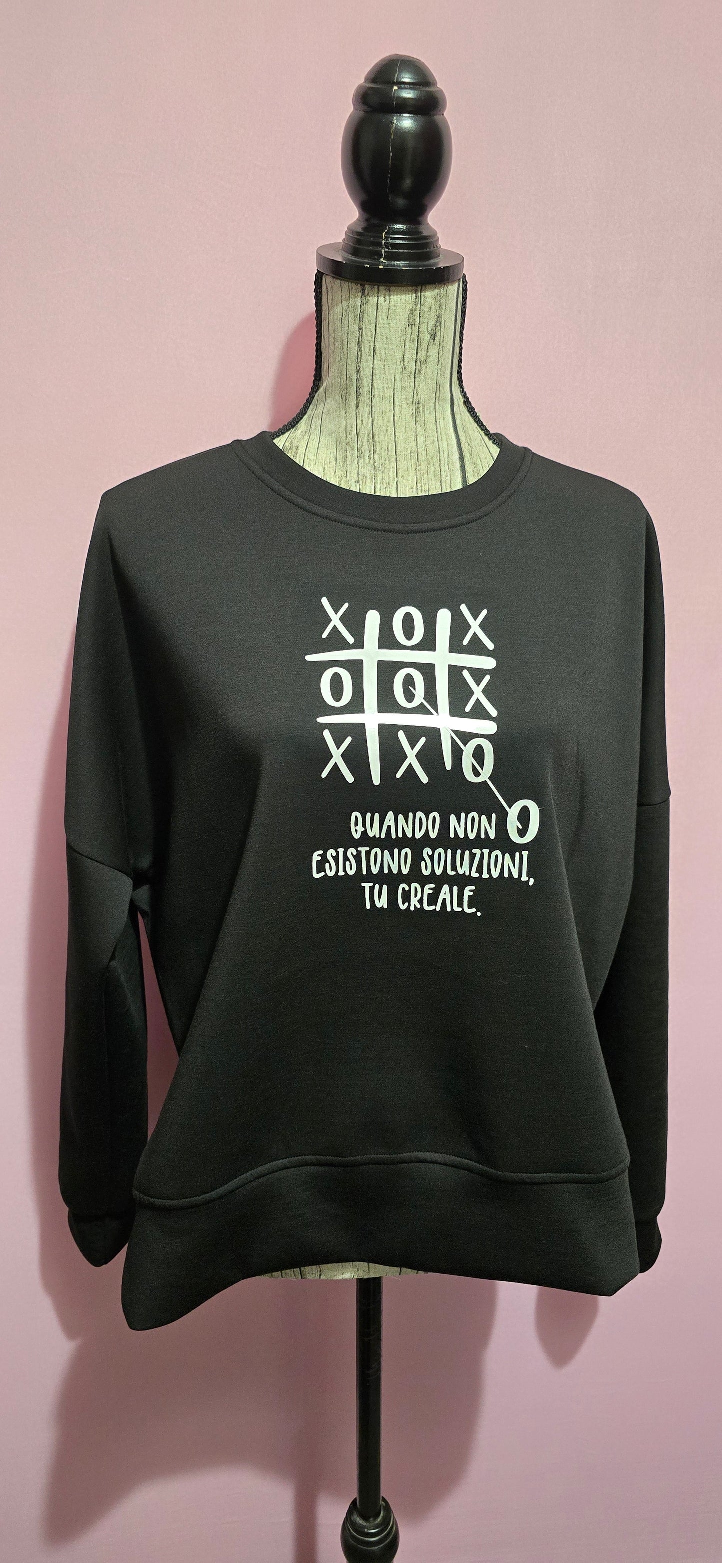 Le #similarMOOD  felpa" soluzioni" nera