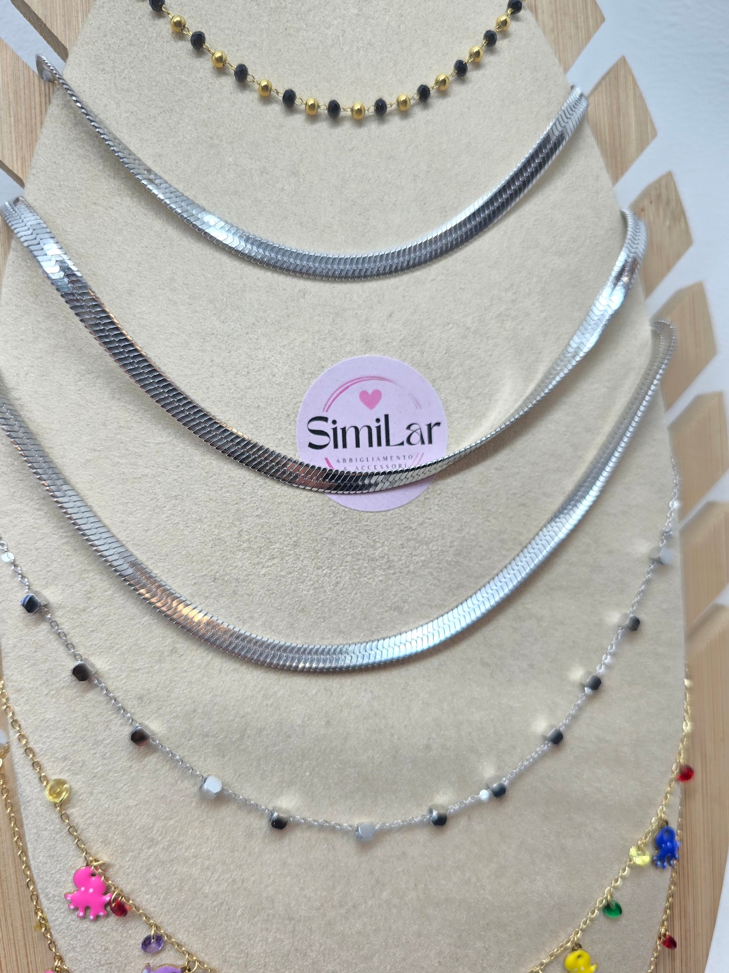 Girocollo snake silver