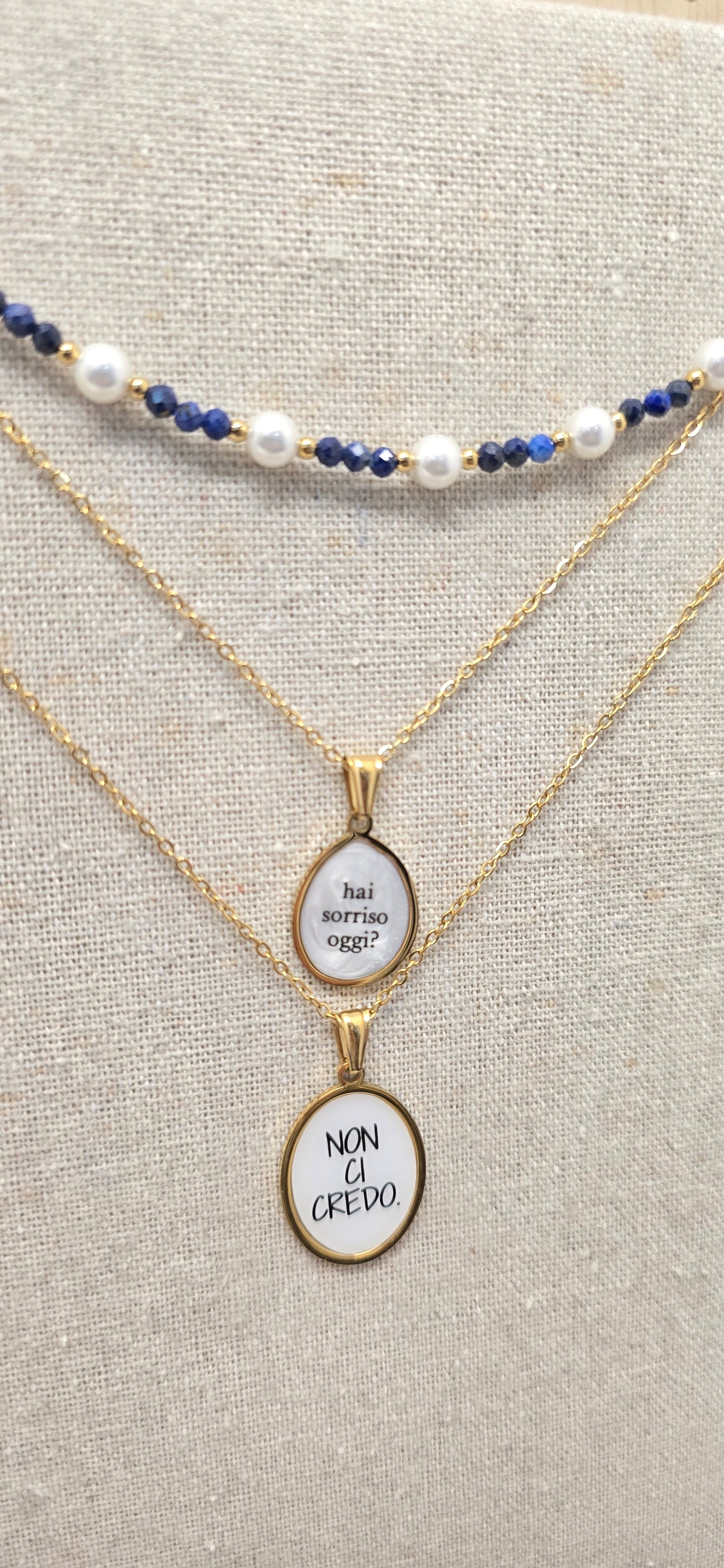 Collana " MOOD" NON CI CREDO