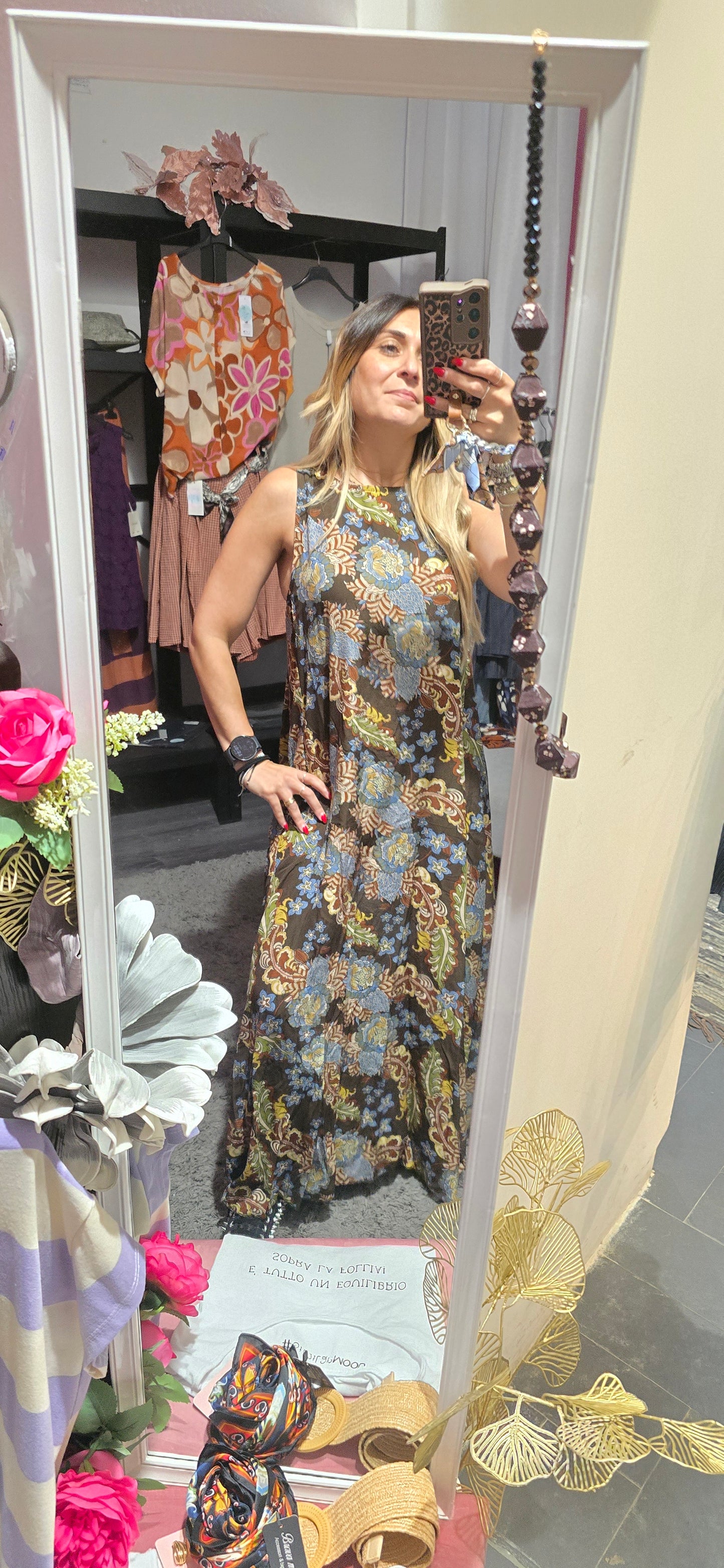 Vestito fantasia cashemere