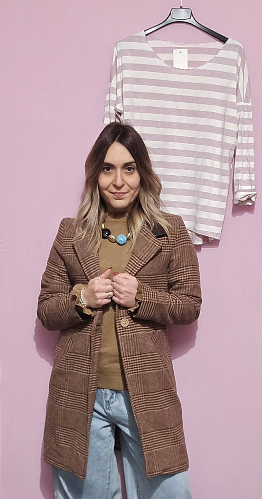 Cappottino moro quadri