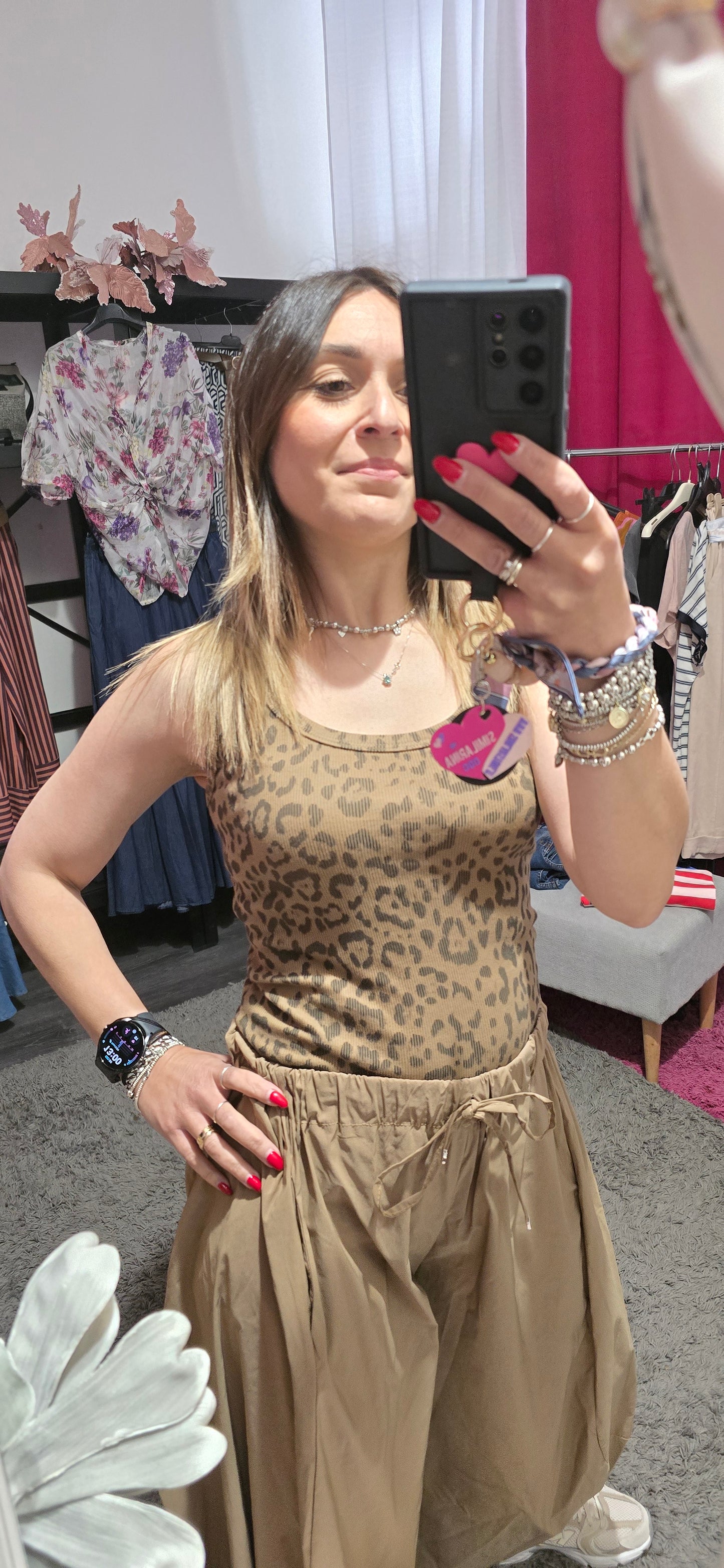 Canotta animalier