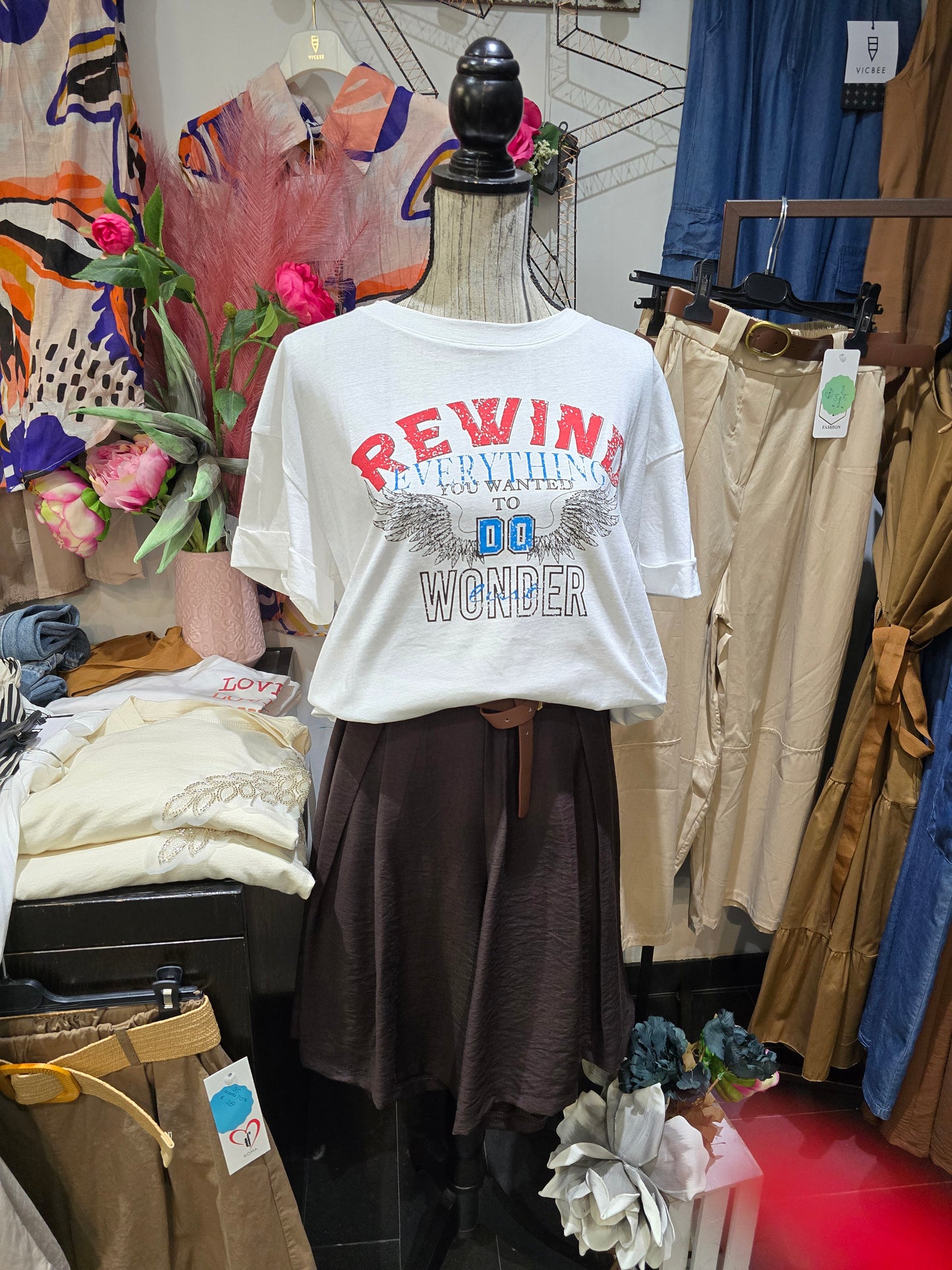 T shirt rewind