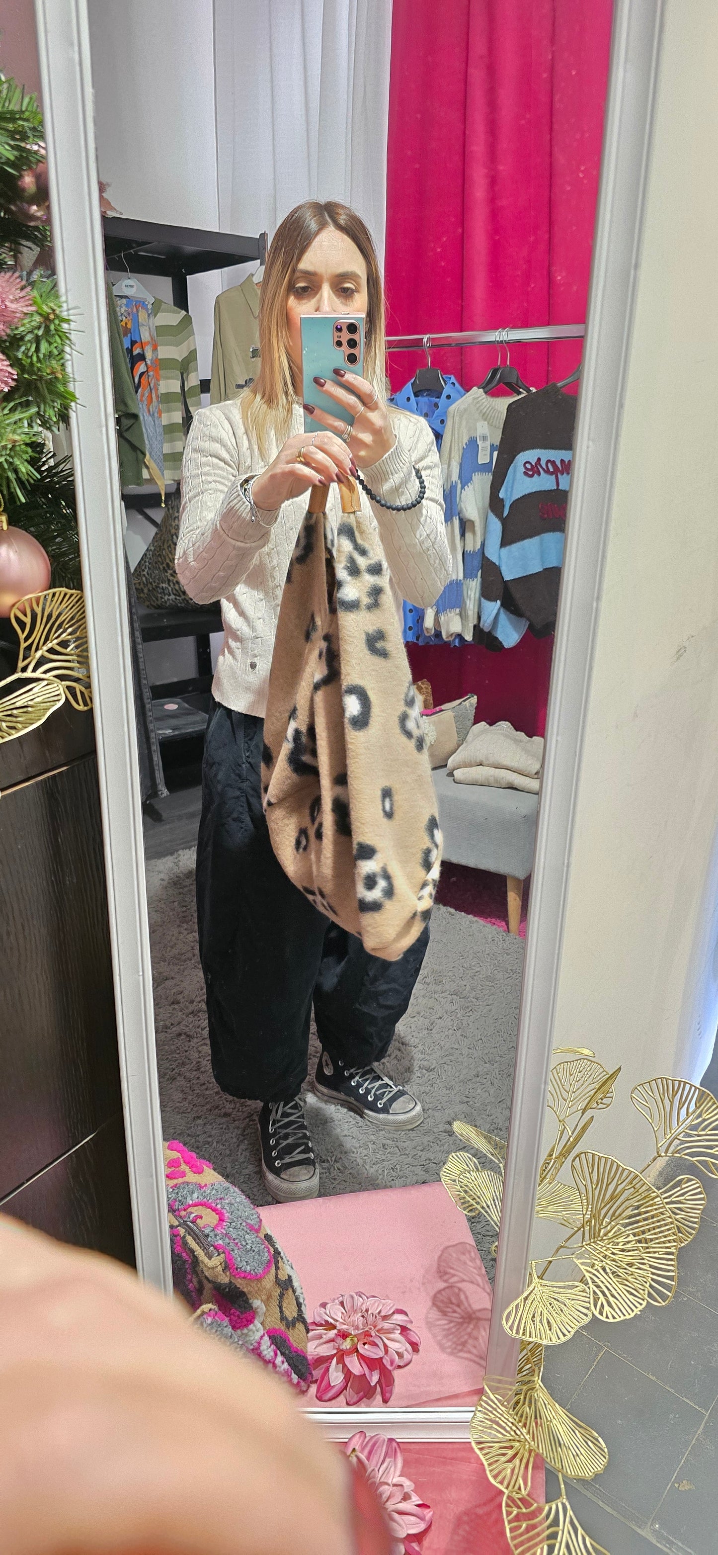 La Fuffy bag animal print