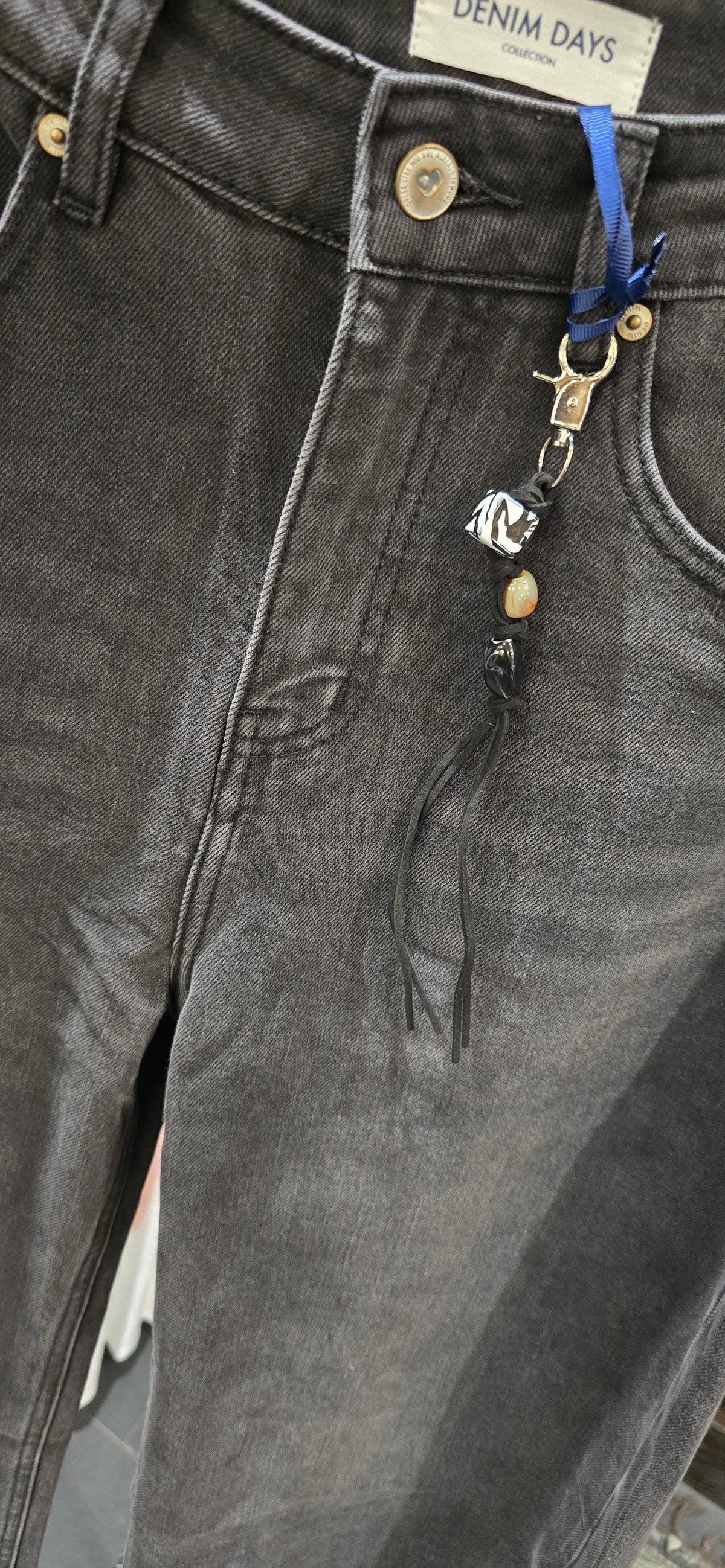 Jeans ovetto grigio