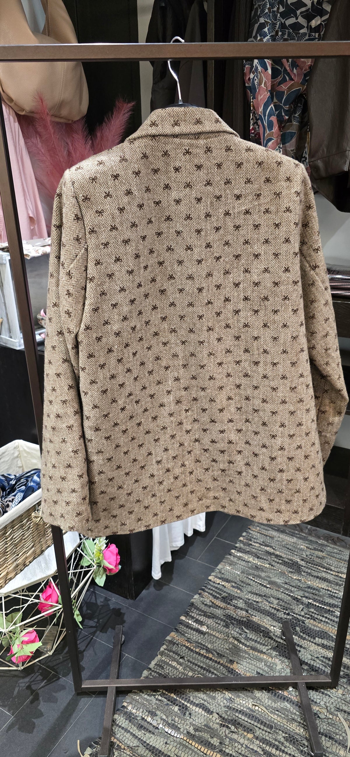 Blazer fiocchetto moro
