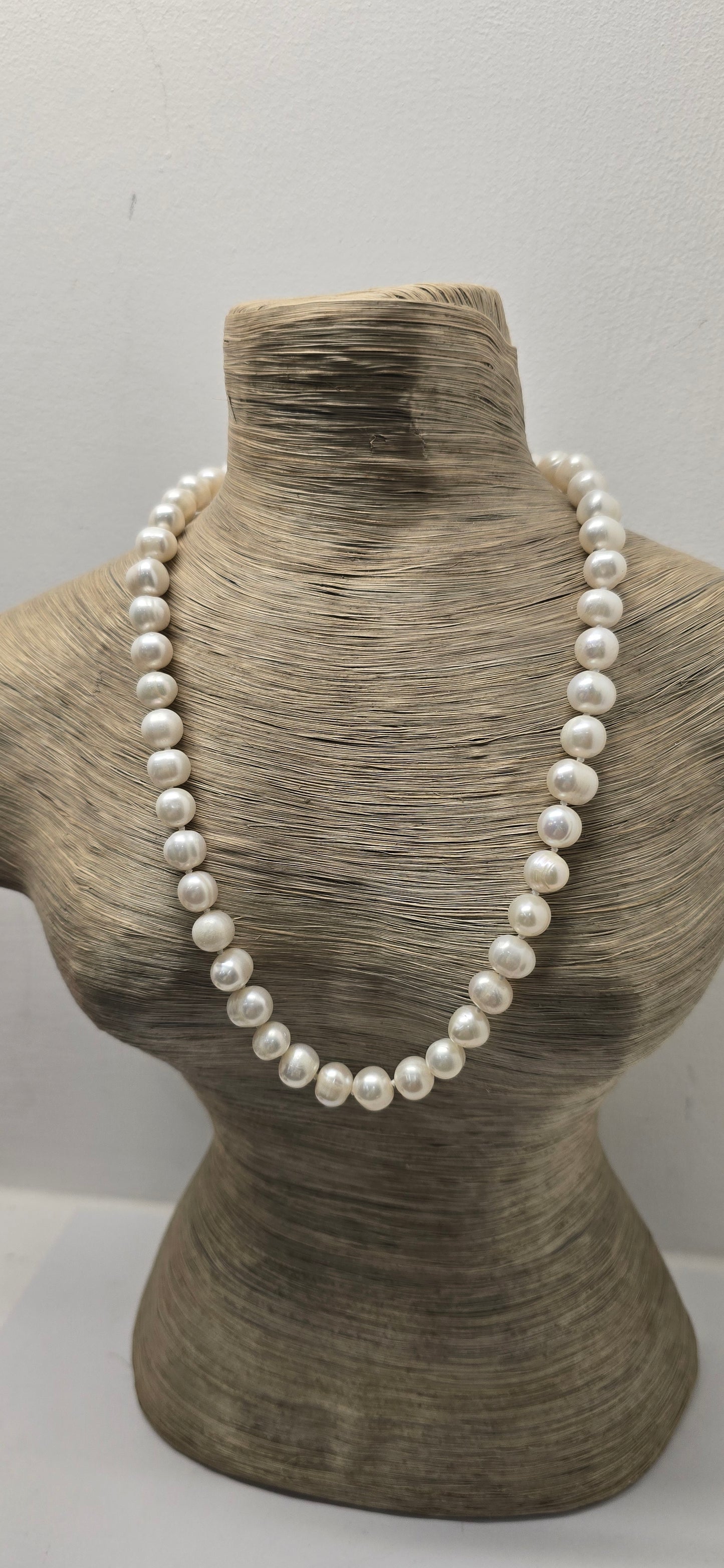 Girocollo perle di fiume bianca