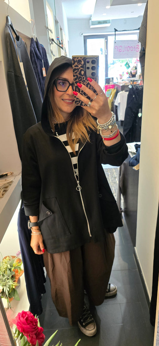Blazer bottoni nero