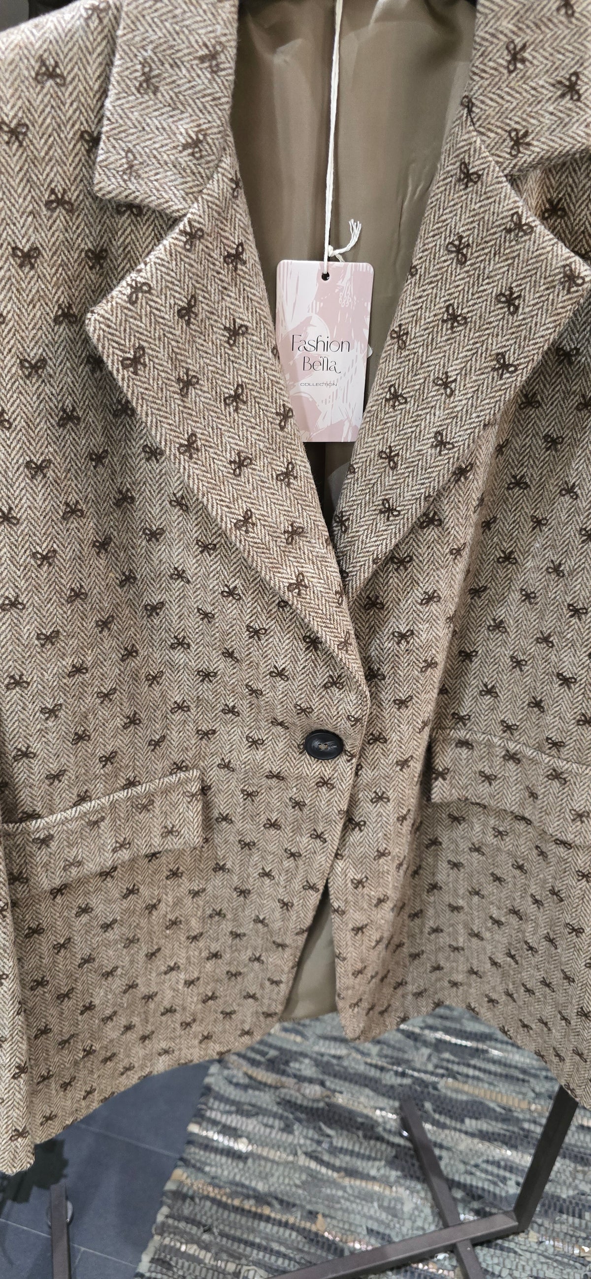 Blazer fiocchetto moro