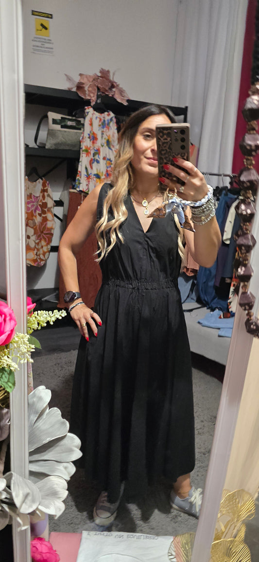 Vestitino nero cotone