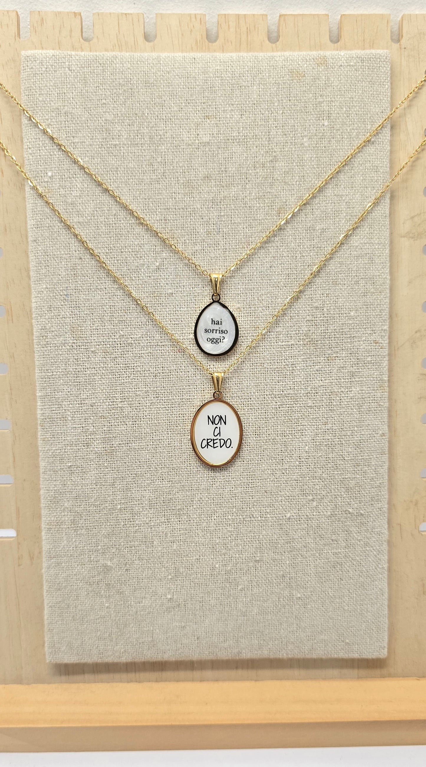 Collana " MOOD" NON CI CREDO