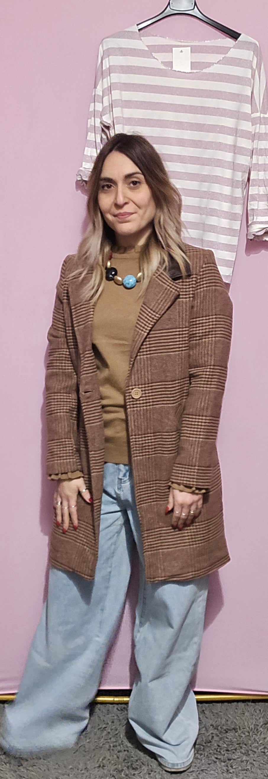 Cappottino moro quadri