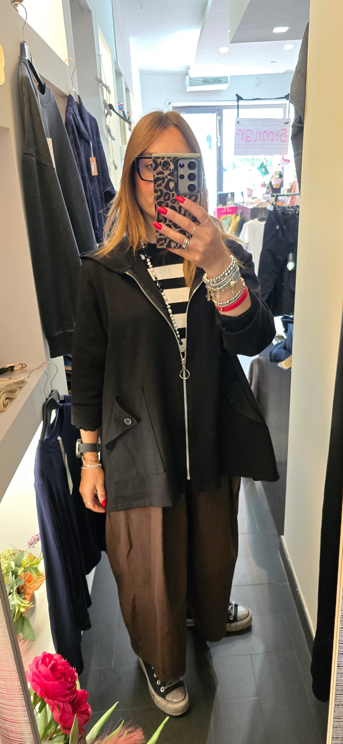Blazer bottoni nero