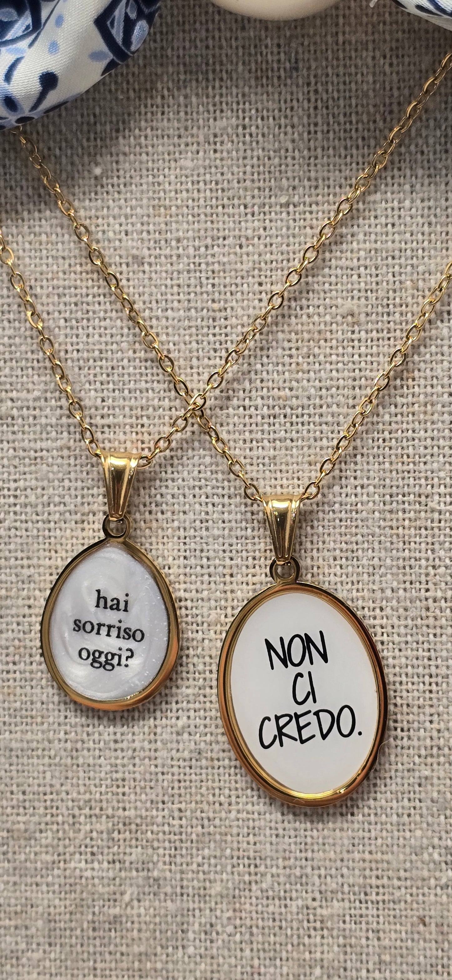 Collana " MOOD" NON CI CREDO