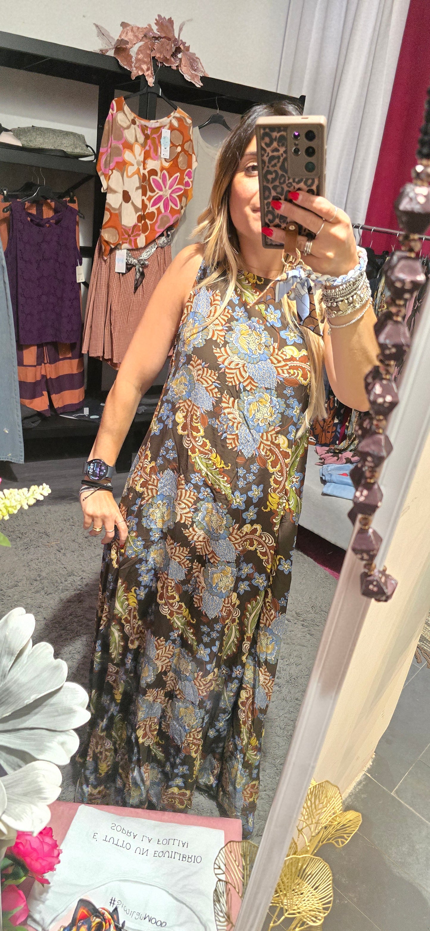 Vestito fantasia cashemere