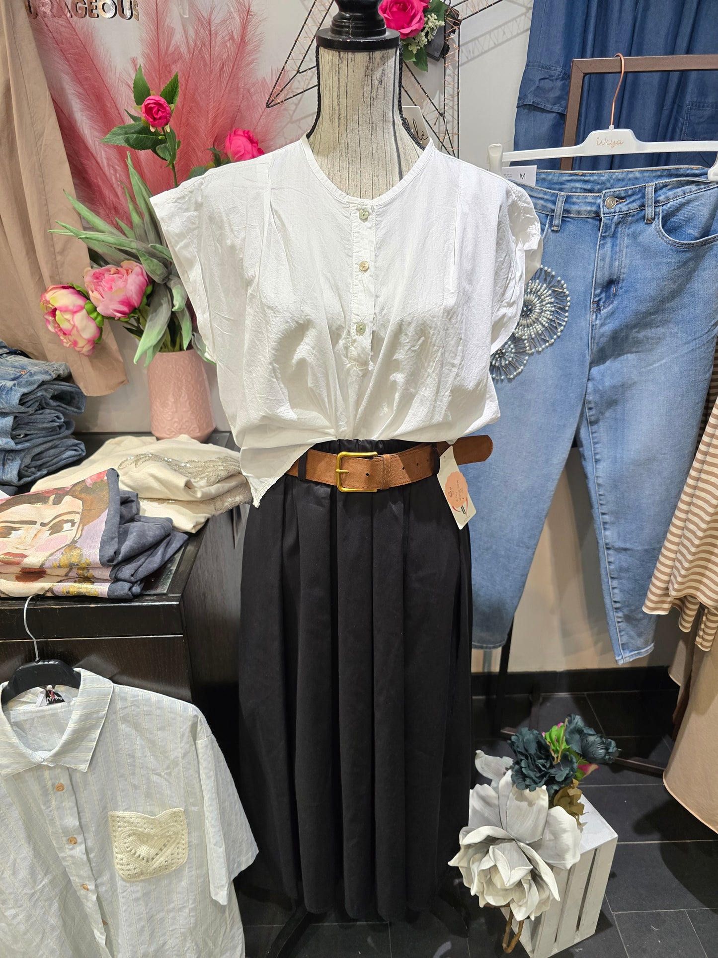 Camicia cotone bianca