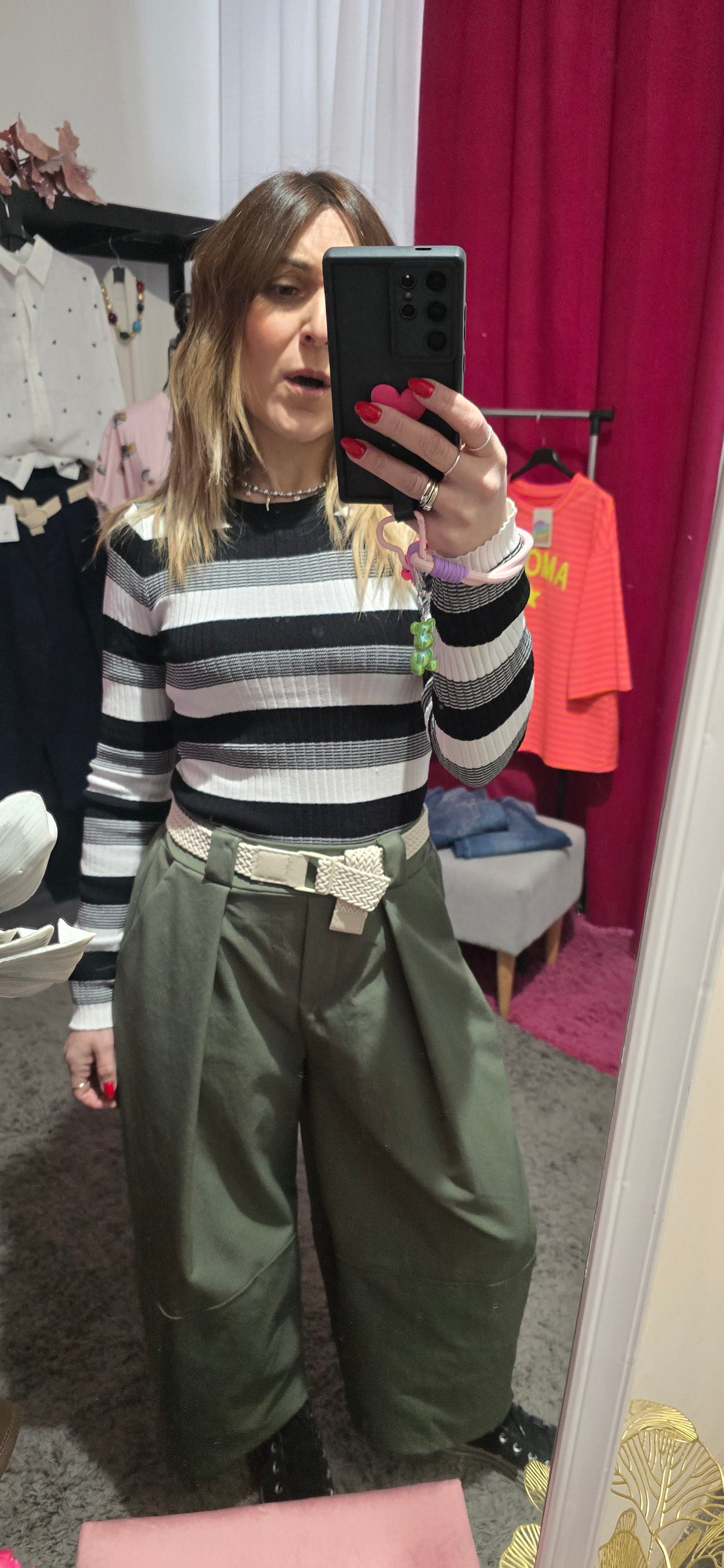 Pantalone balloon military