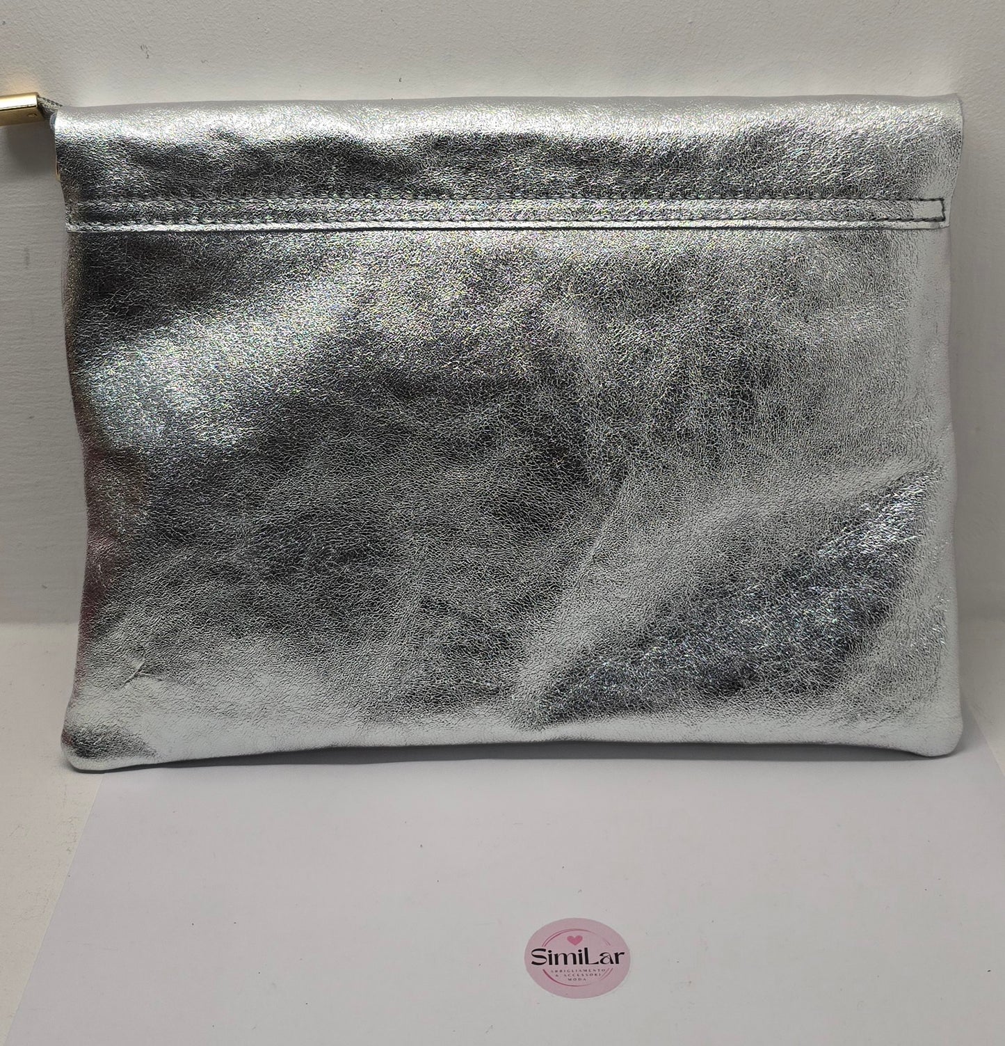 Pochette maxi silver