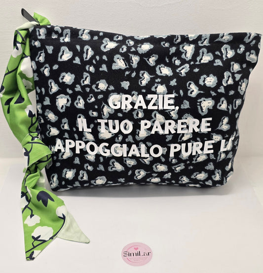 Le #similarMOOD " grazie " maculato nero