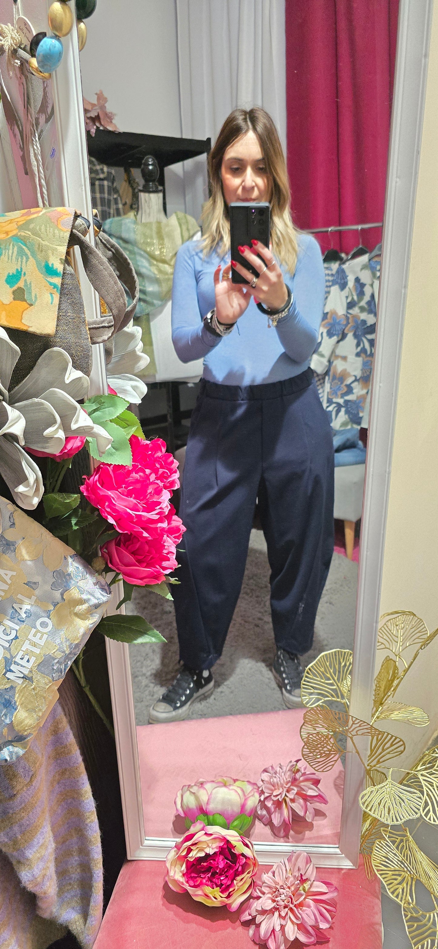 Jogger punto Milano blu