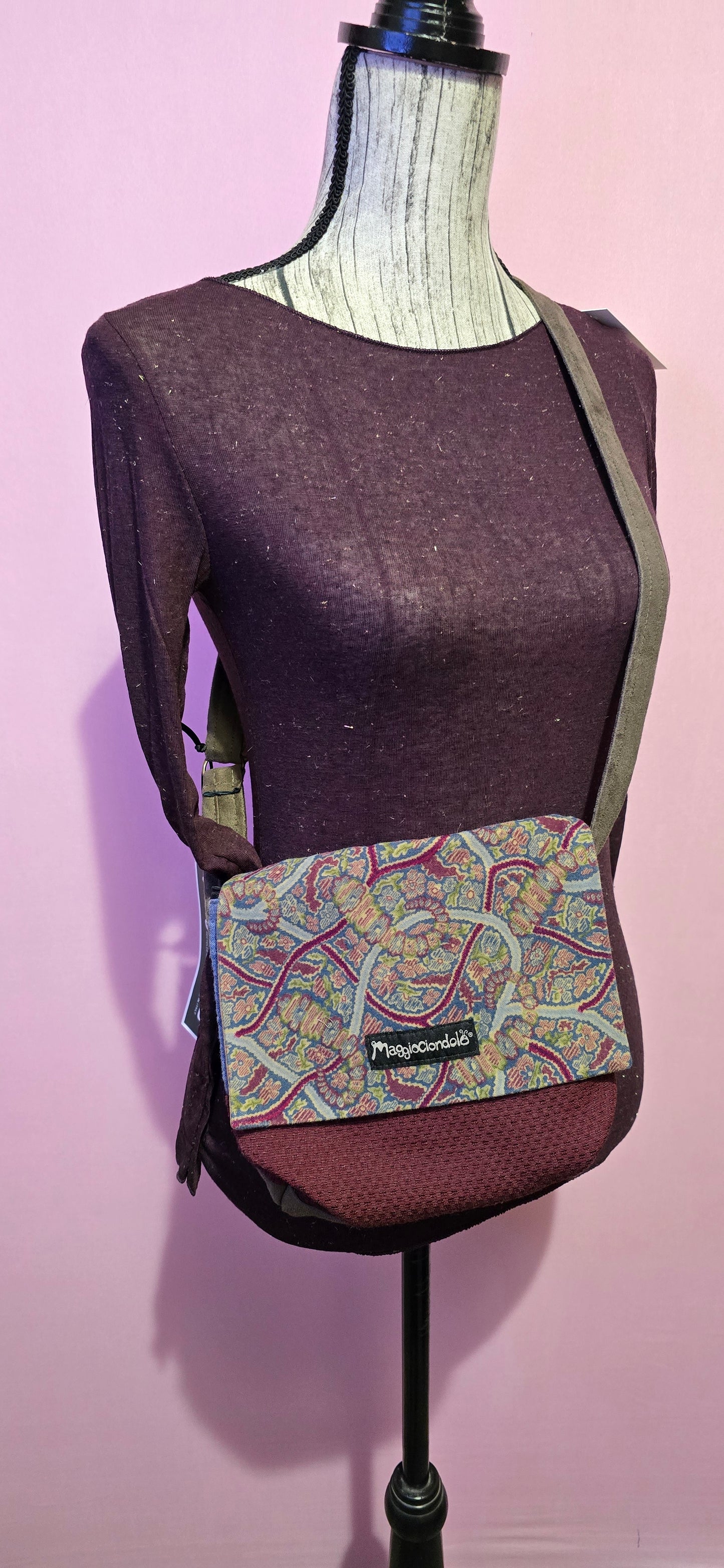 Borsa Chiara melanzana