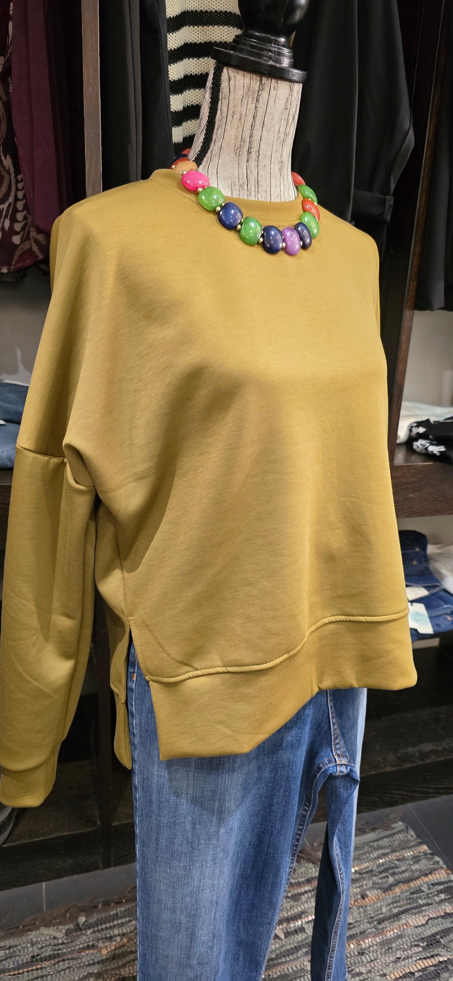 Felpa neoprene verde