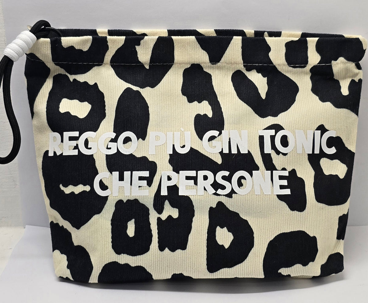 Le #similarMOOD " reggo più gin tonic " animalier nera