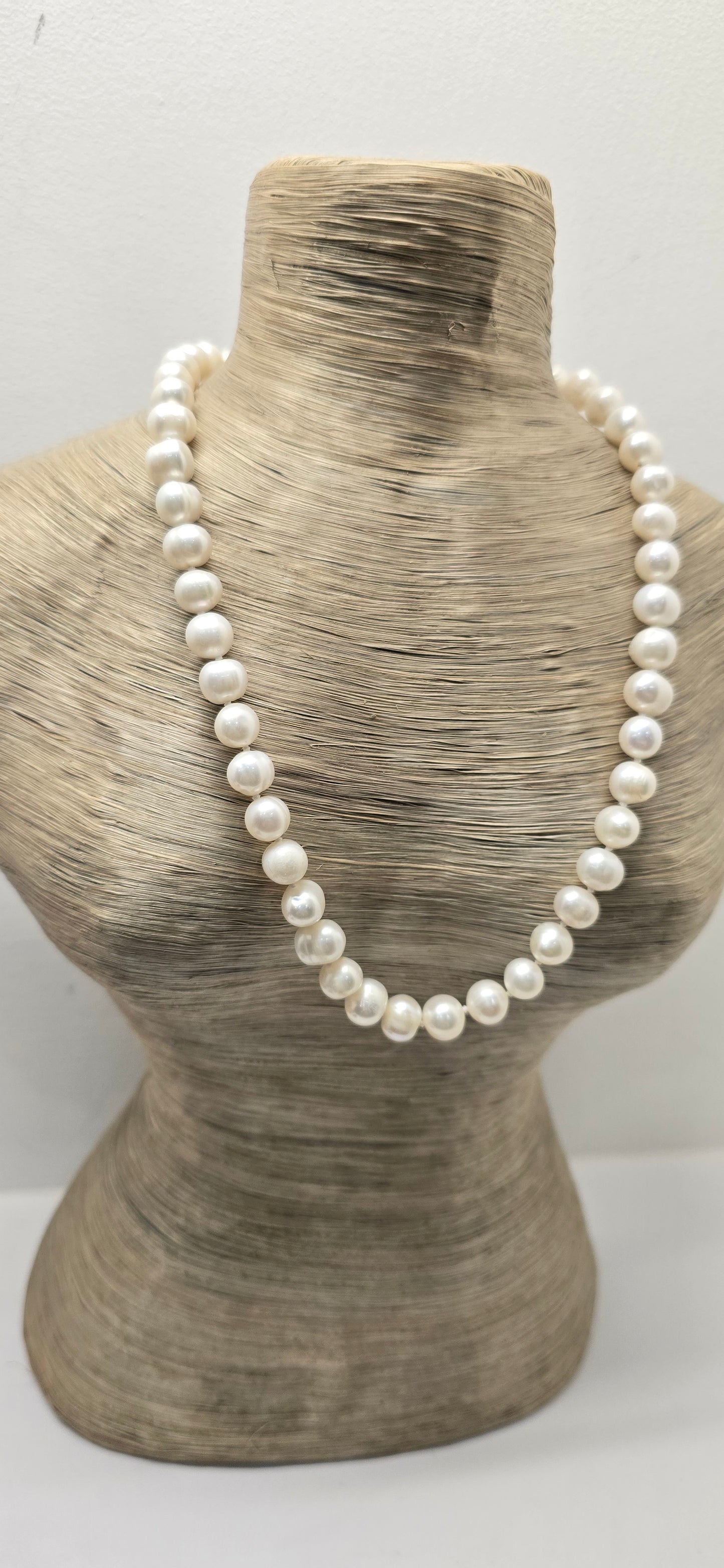 Girocollo perle di fiume bianca