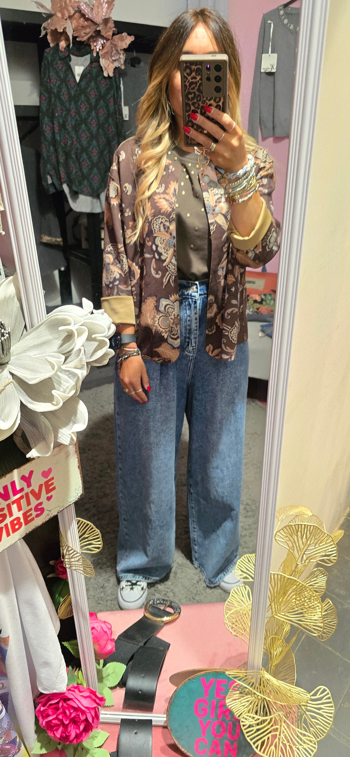 Blazer scamosciato fantasia moro