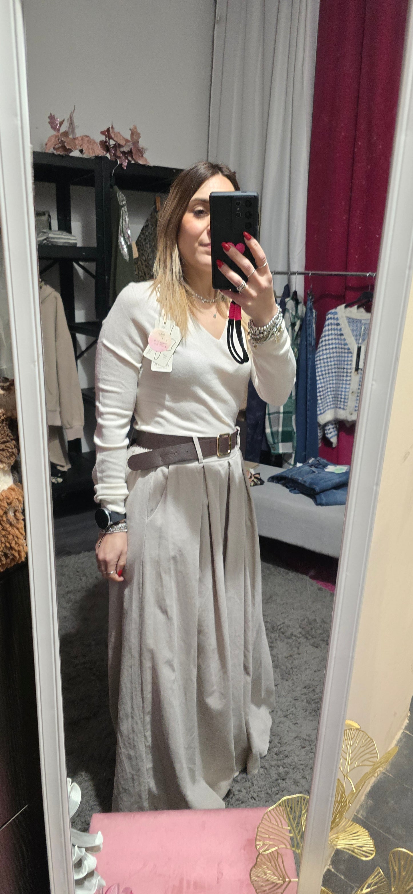 Maglia viscosa panna - Le SimiLar COMBO #1