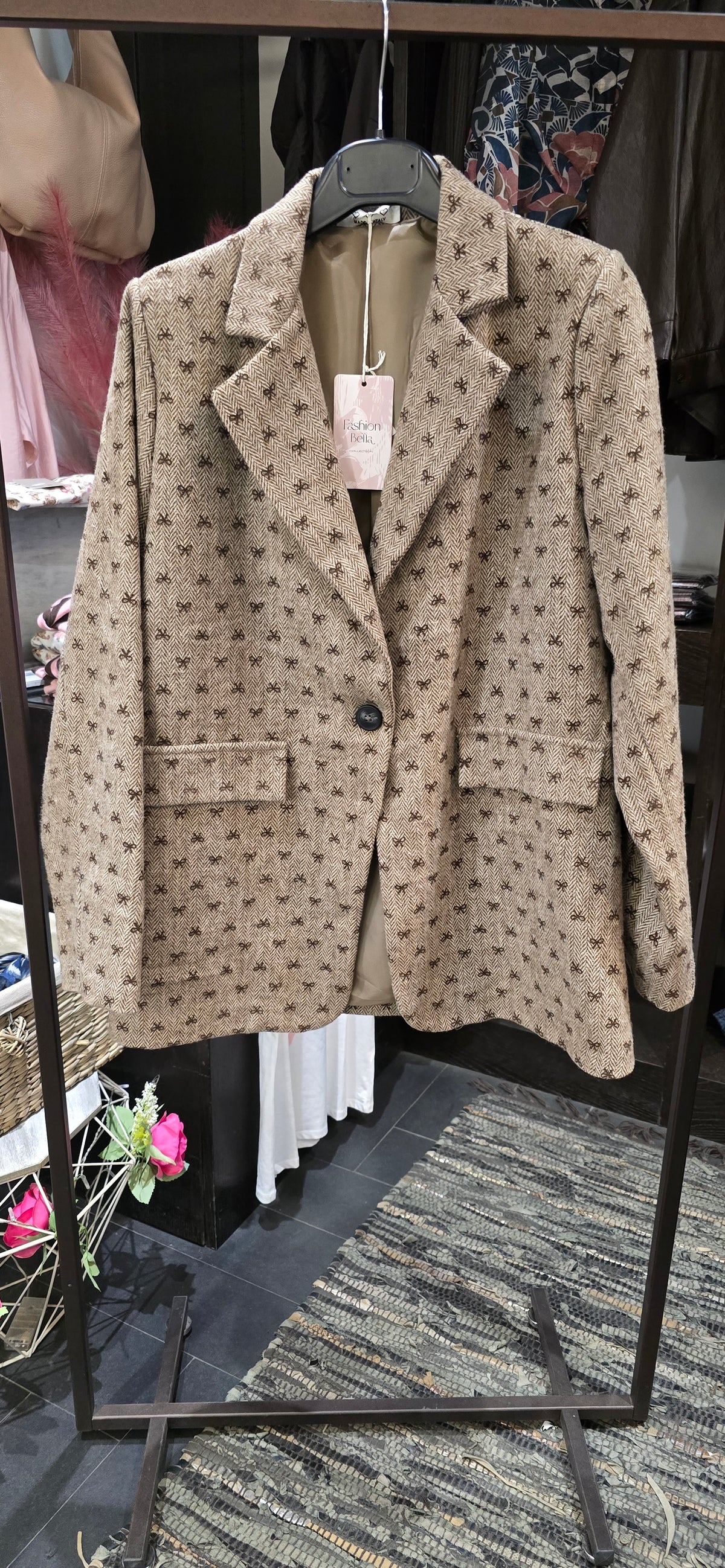 Blazer fiocchetto moro