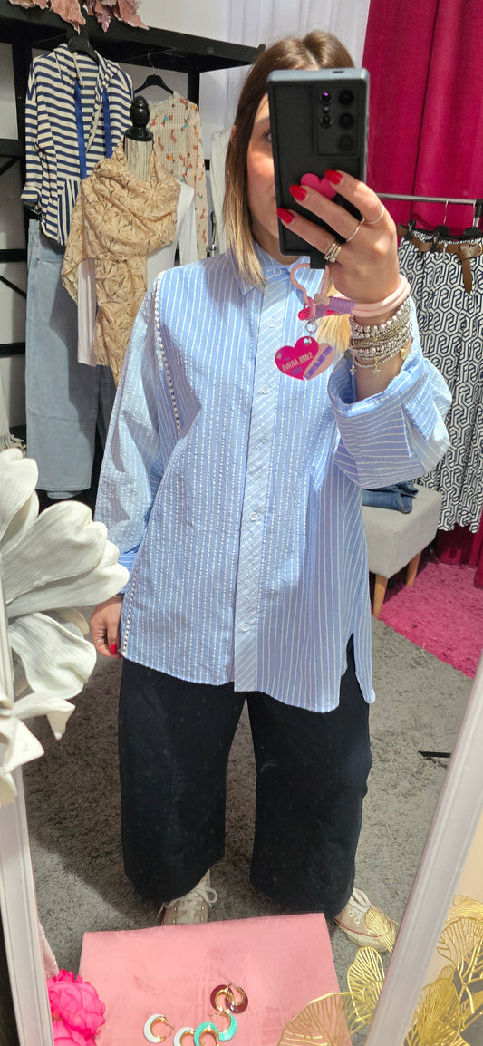 Camicia streghe celeste