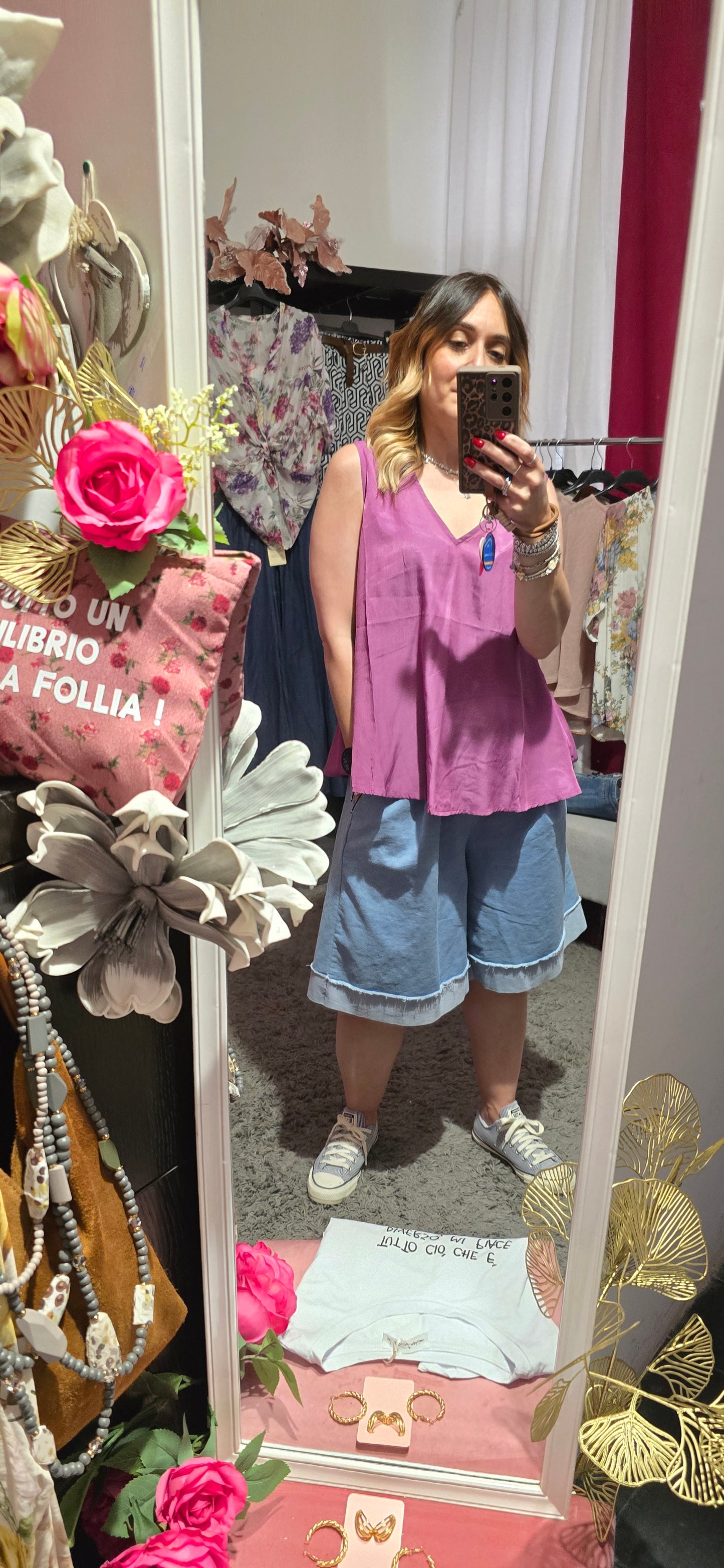 Blusa viola