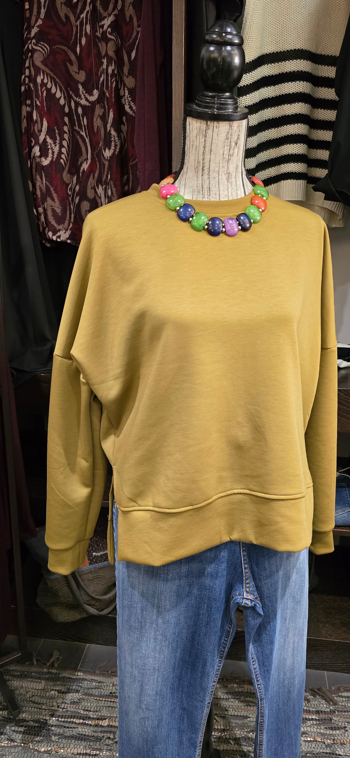 Felpa neoprene verde