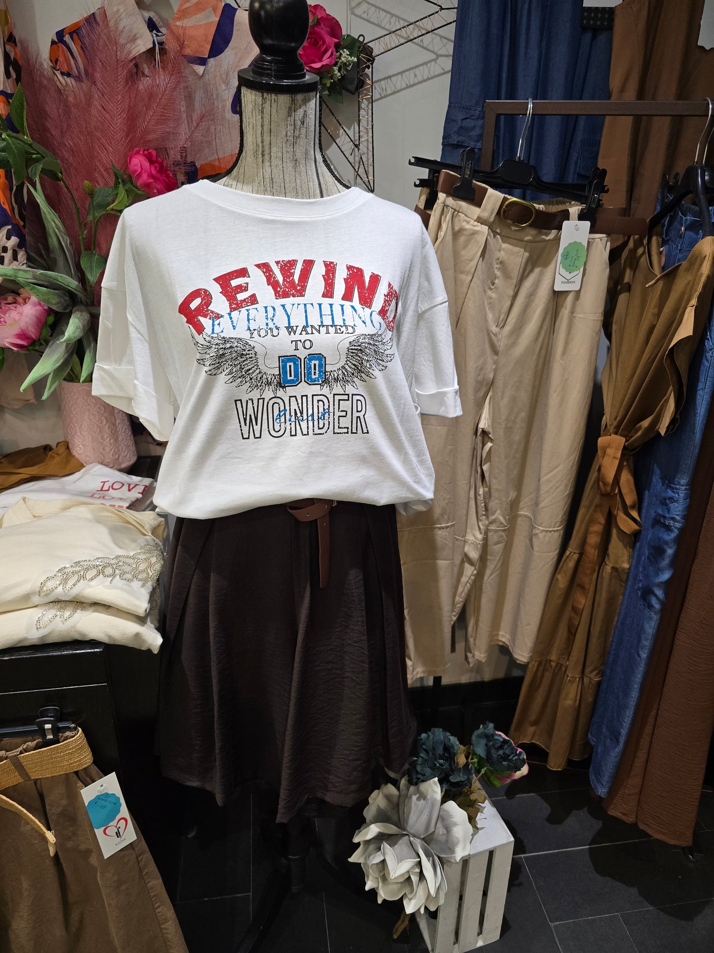 T shirt rewind