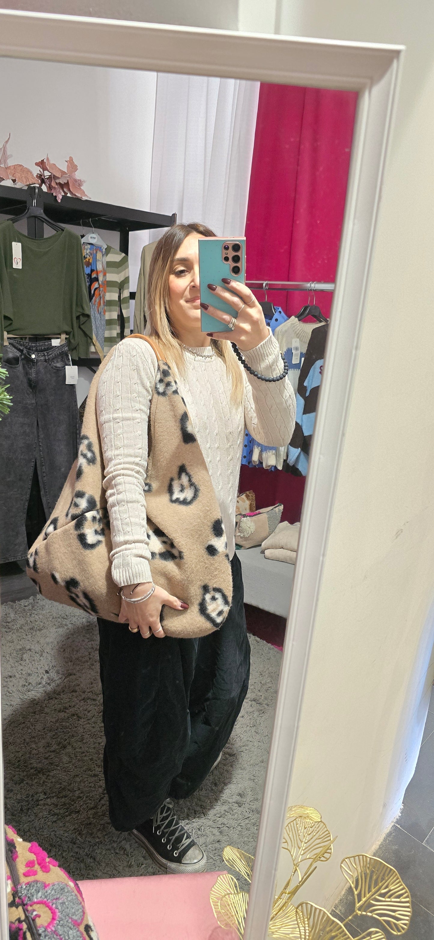 La Fuffy bag animal print