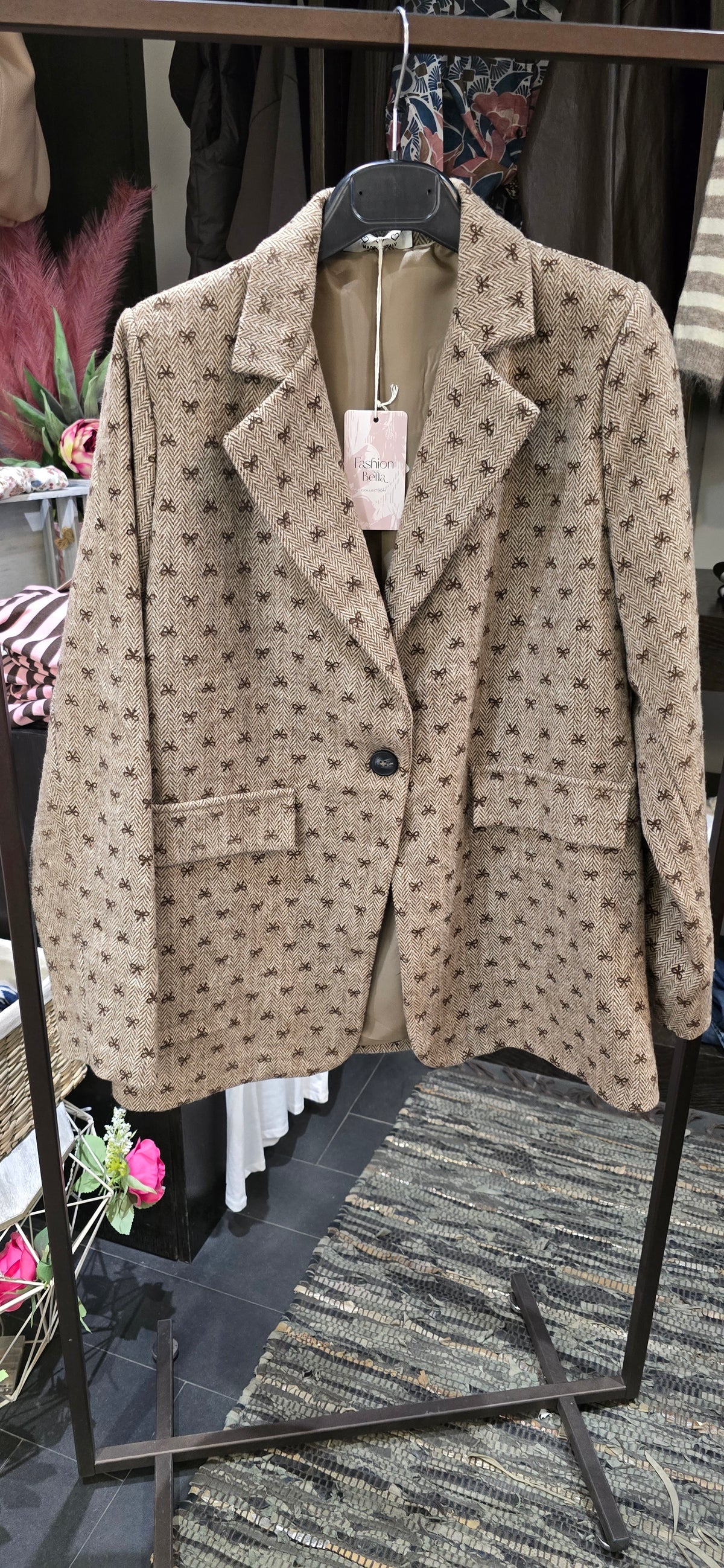 Blazer fiocchetto moro