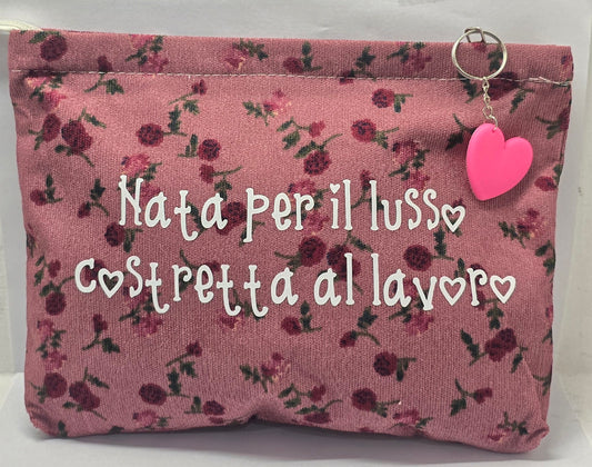 Le #similarMOOD " nata per il lusso" velluto fucsia