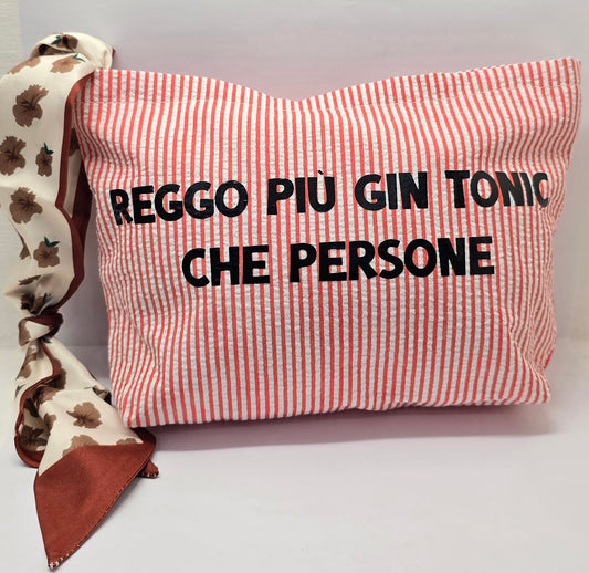 Le #similarMOOD " reggo più gin tonic" righe rosso