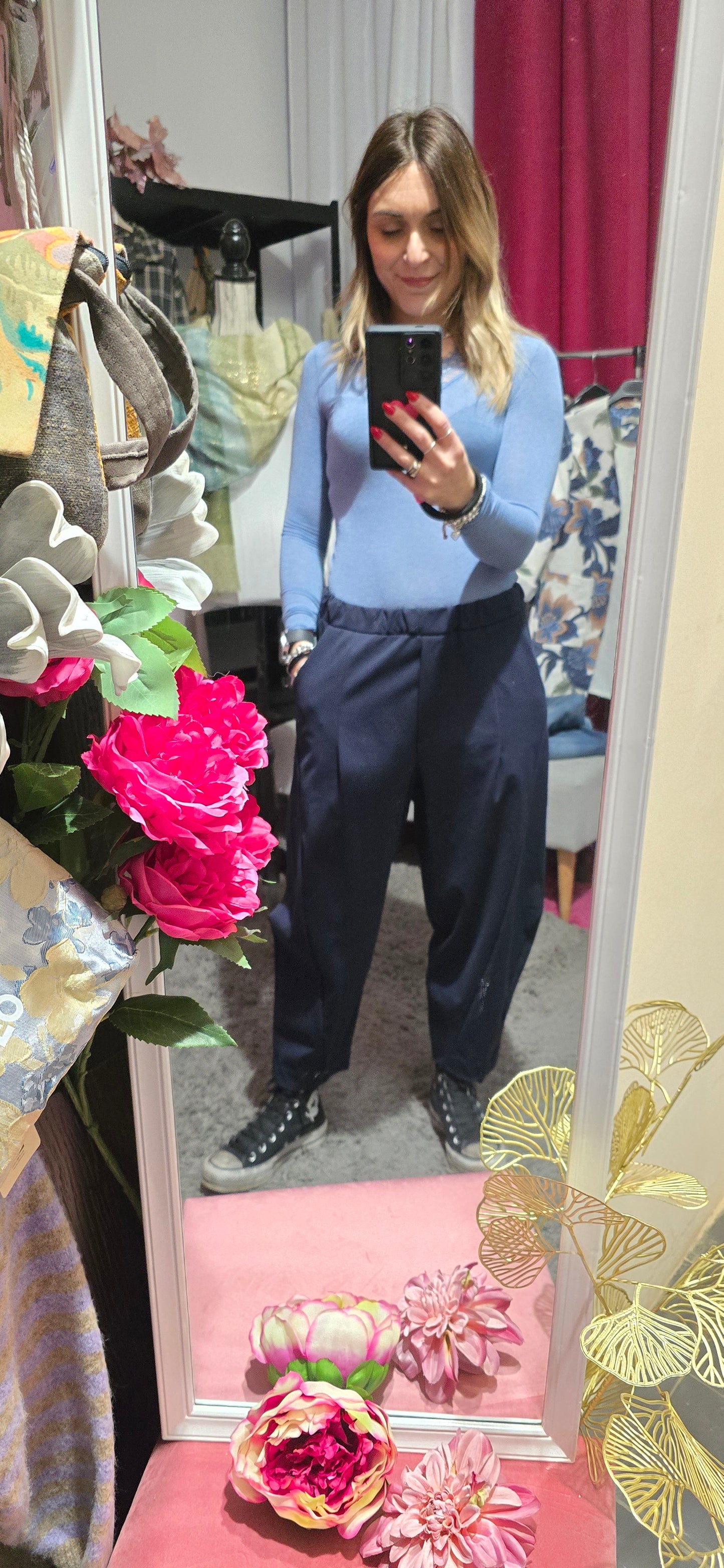 Jogger punto Milano blu