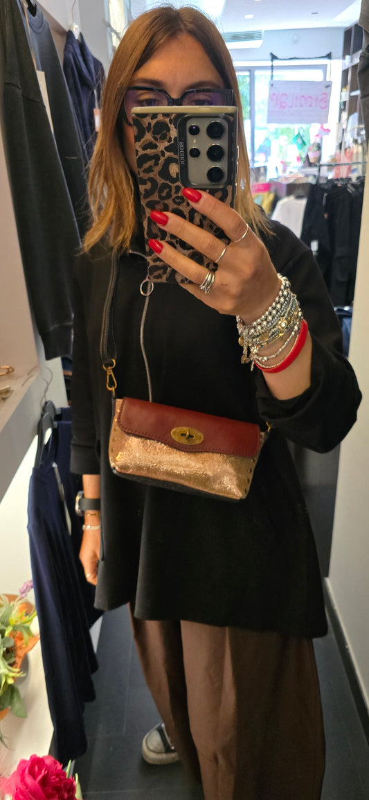 Borsa skin bordeaux