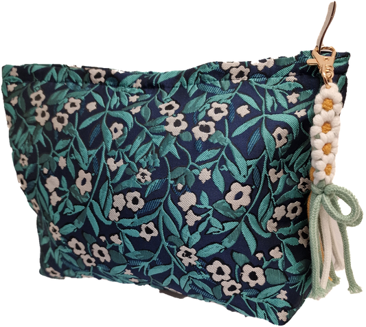 POCHETTE CON INIZIALE BLU