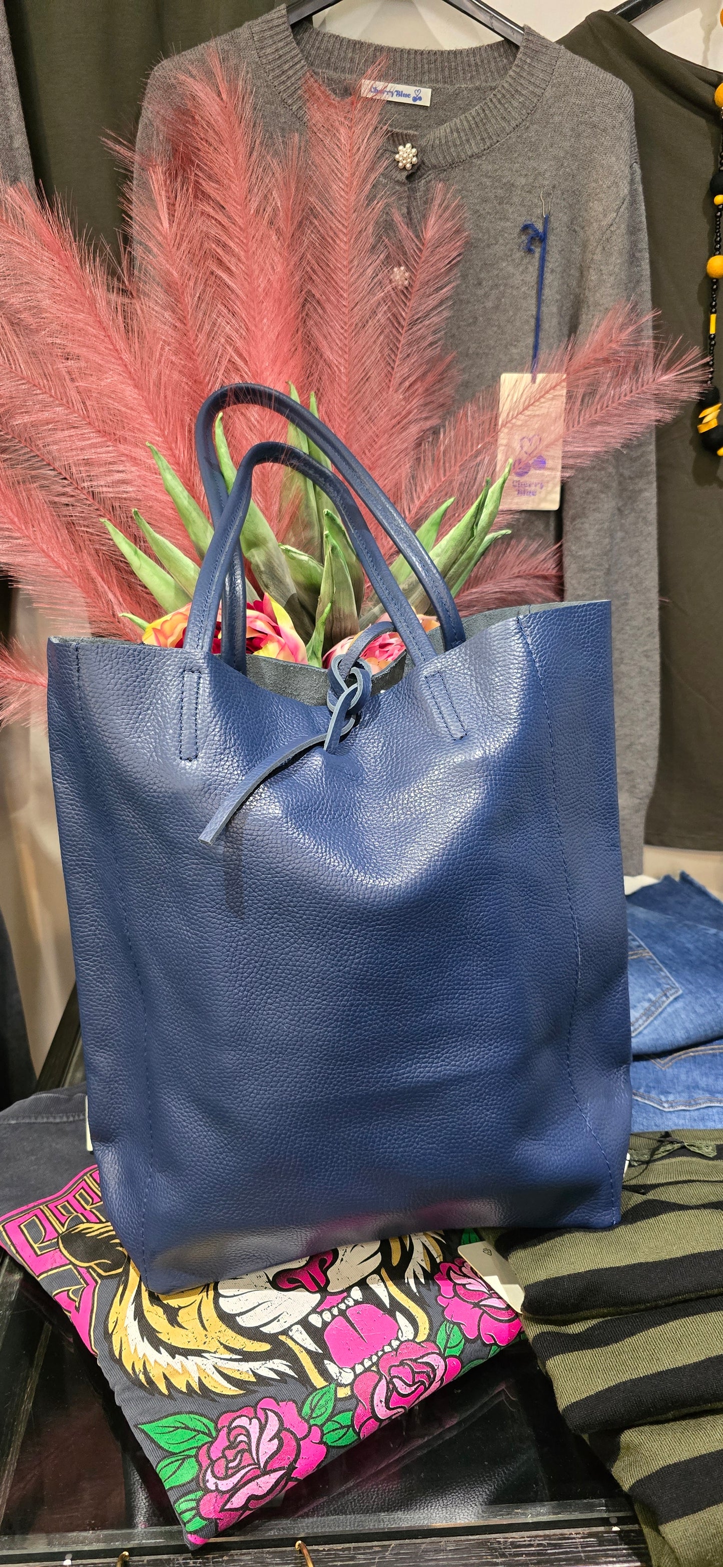 TOTE BAG KELLY Blu