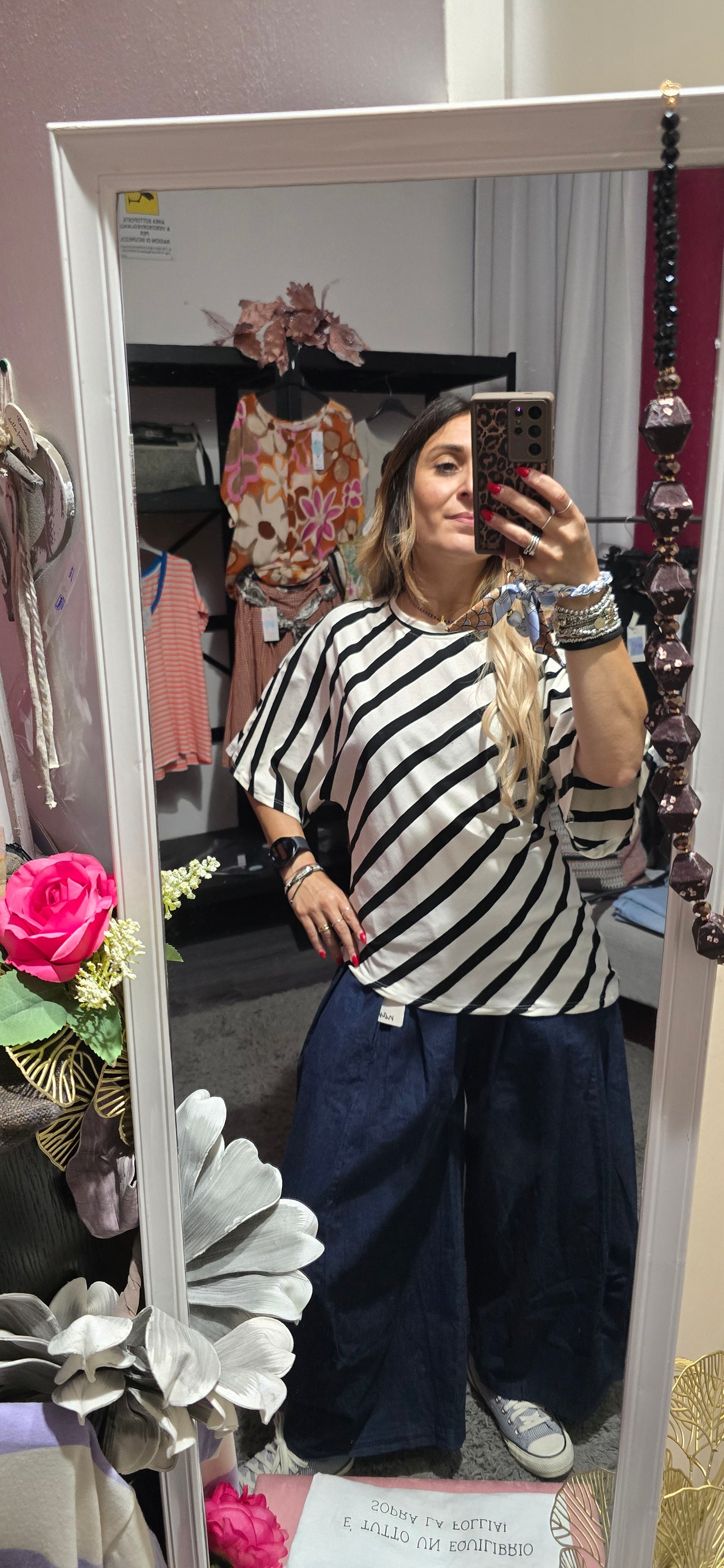 T shirt righe traversa