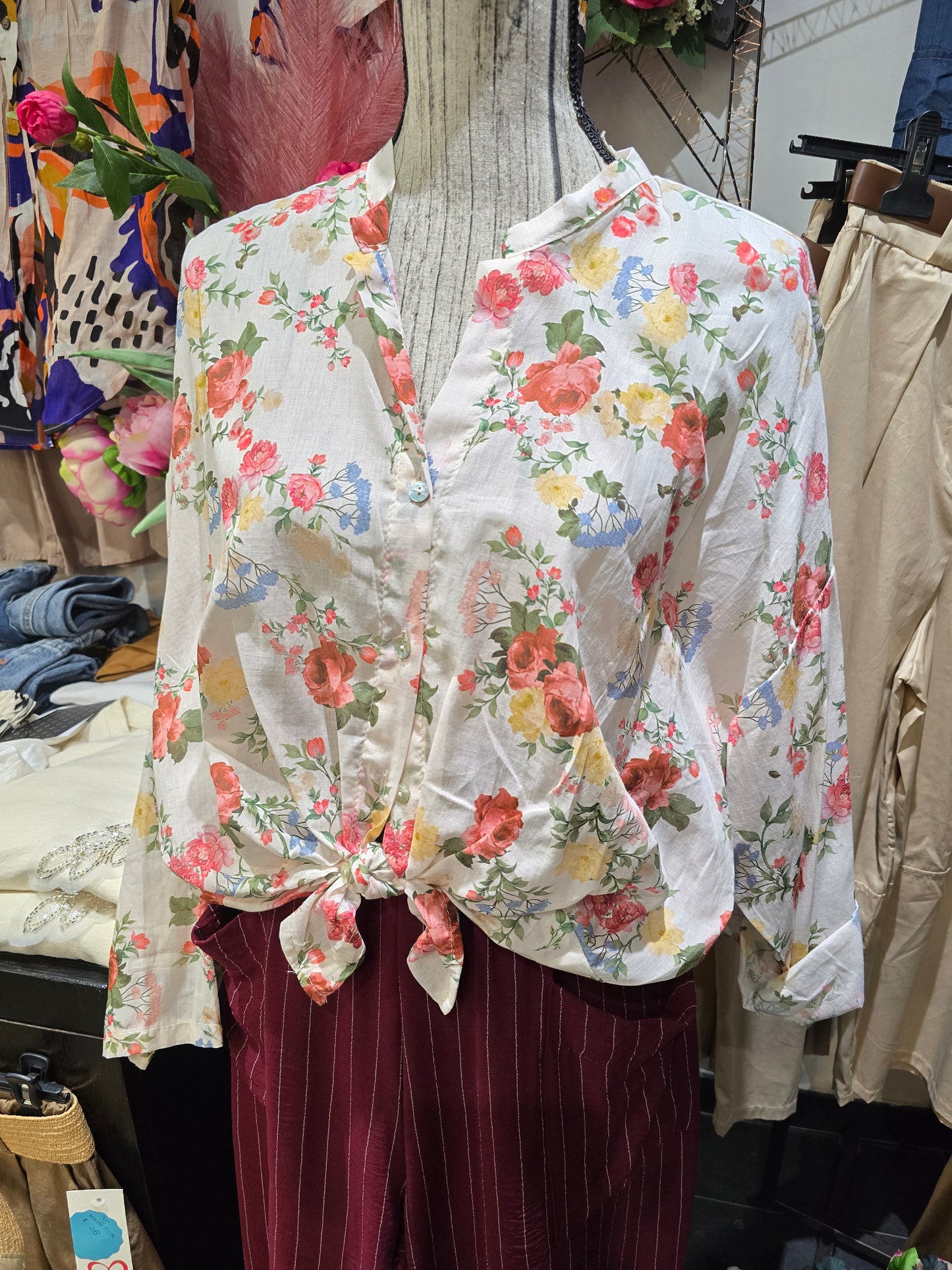 Camicia fiori