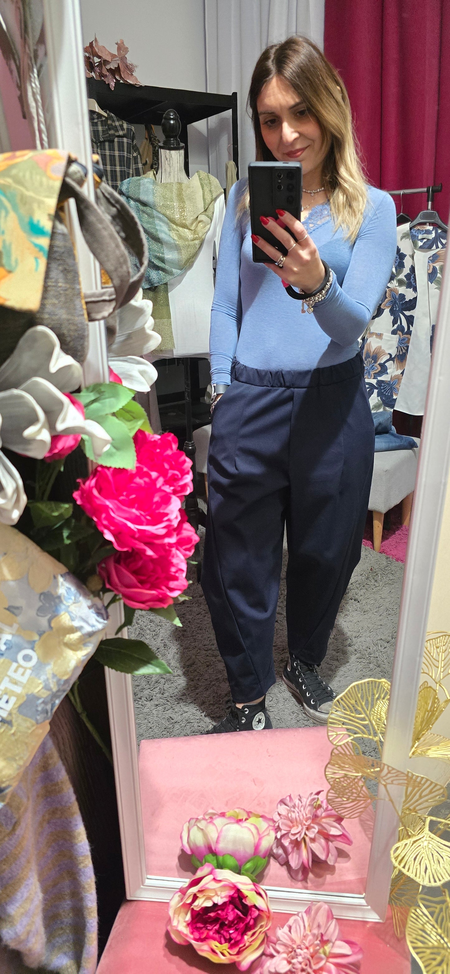 Jogger punto Milano blu