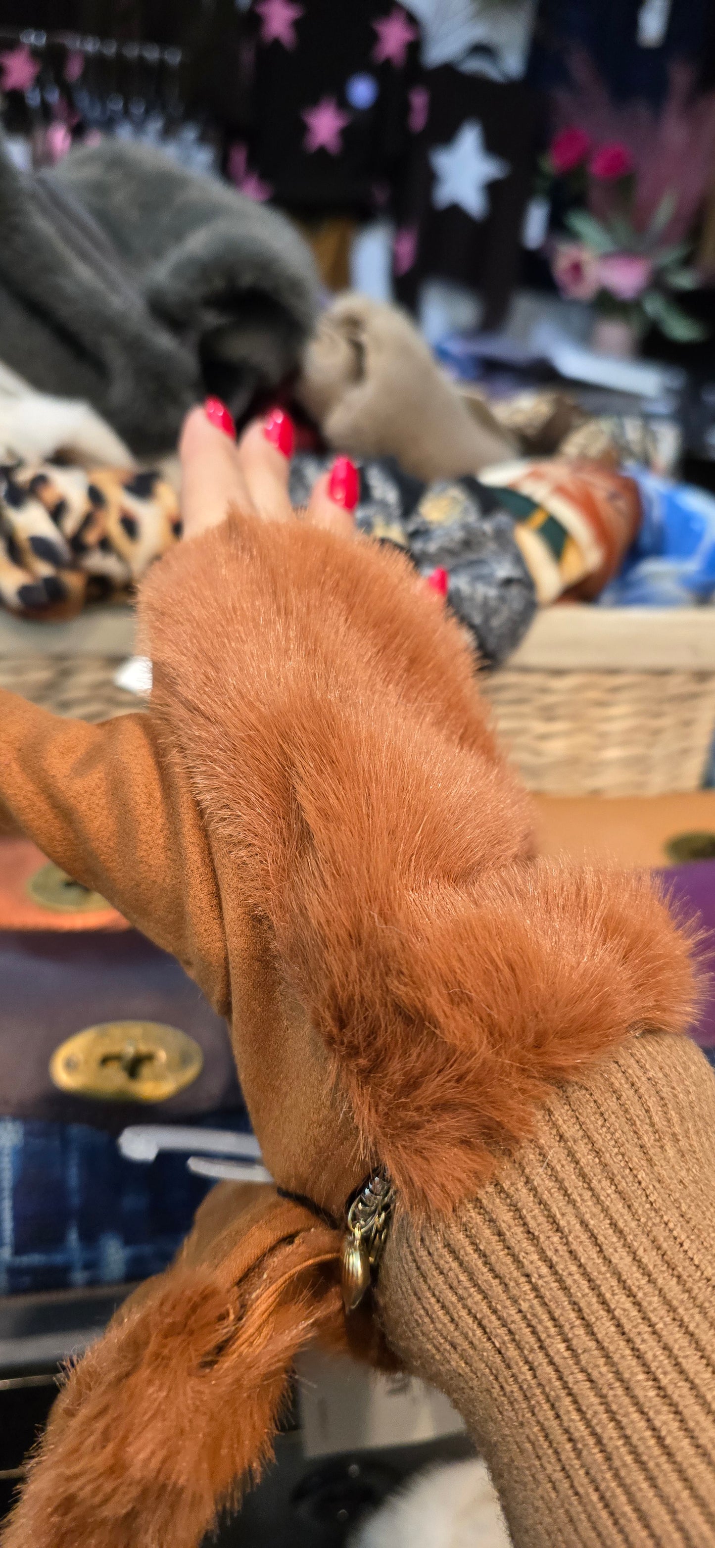 Mezzo guanto pelliccetta