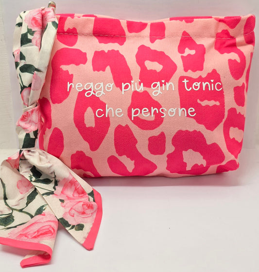 Le #similarMOOD " reggo più gintonic" animalier fucsia